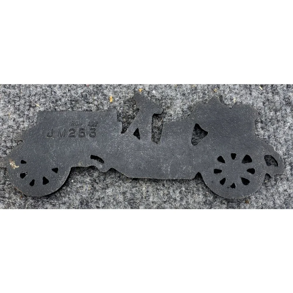 Black Cast Iron Wall Art Decor Vintage Car Automobile Metal Sculpture Lot of 4